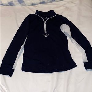 Navy blue horse riding shirt